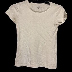 J. Crew Women's Soft White Short Sleeve Tee